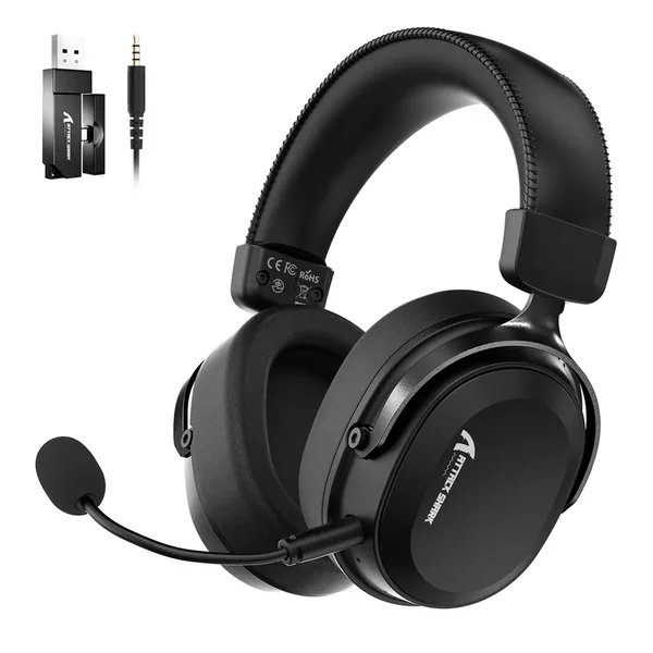 Attack Shark L30 Pro Wireless Gaming Headset - Black