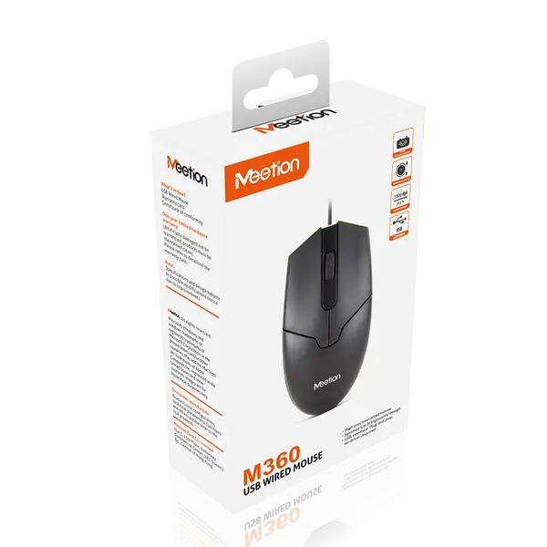 Meetion M360 USB Wired Mouse 
