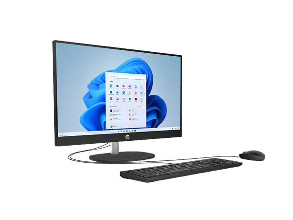 HP AIO 24-CR0308NH Intel Core i5 13th Gen 8GB 512GB SSD 23.8" FHD Display DOS Jet Black - 1 Year Warranty