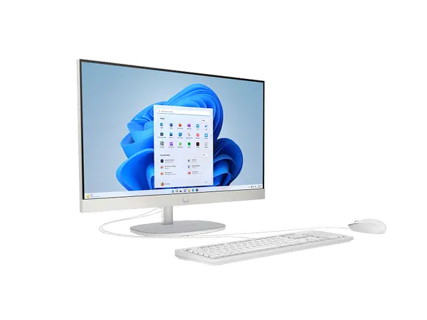 HP AIO 24-CR0307NH Intel Core i5 13th Gen 8GB 512GB SSD 23.8" FHD Display DOS Shell White - 1 Year Warranty