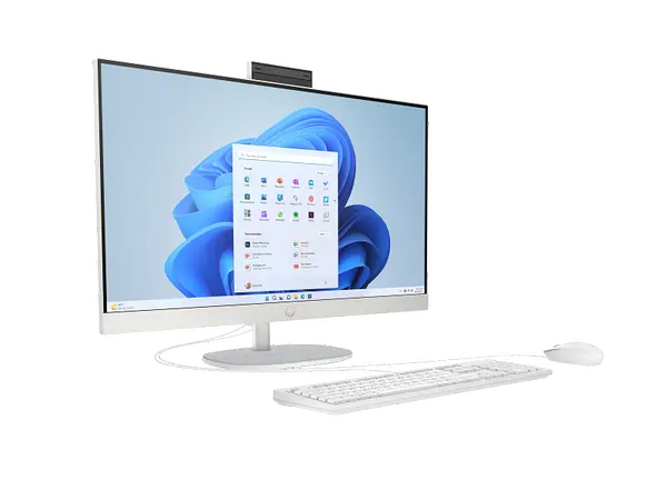 HP AIO 27-CR0075D Intel Core i7 13th Gen 16GB 512GB SSD 27" FHD IPS Touchscreen Display Win11 Home Shell White - 1 Year Warranty