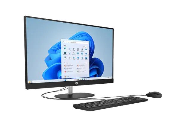 HP AIO 24-CR2040NH Intel Core Ultra 5 225U 8GB D5 512GB SSD 27" FHD Touch Display DOS Jet Black - 1 Year Warranty