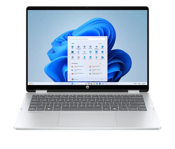 HP OmniBook 5 Flip 2-in-1 14-FP0057NR Intel Core 5 120U 8GB DDR5 256GB SSD 14" 2K Touchscreen Display Backlit Keyboard Win11 Home Glacier Gray