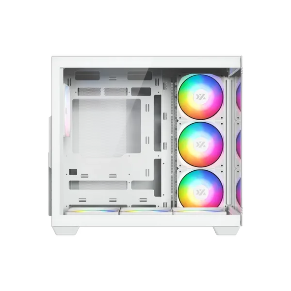 XYZ Tesseract X ARGB Gaming Case - White 