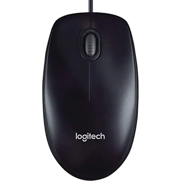 Logitech M90 Optical USB Wired Mouse (Black)