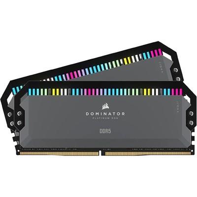 Corsair DOMINATOR® PLATINUM RGB 64GB (2x32GB) DDR5 DRAM 6000MT/s CL30 AMD EXPO & Intel XMP Memory Kit