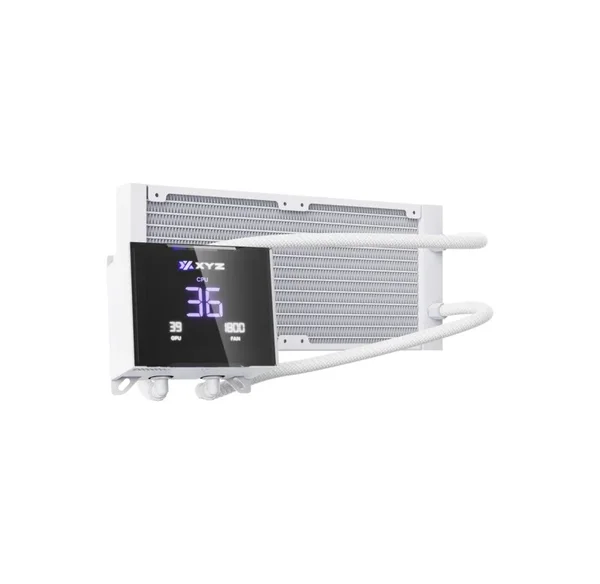 XYZ Hydrotemp 240 AIO CPU Cooler - White