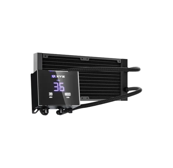 XYZ Hydrotemp 240 AIO CPU Cooler - Black 