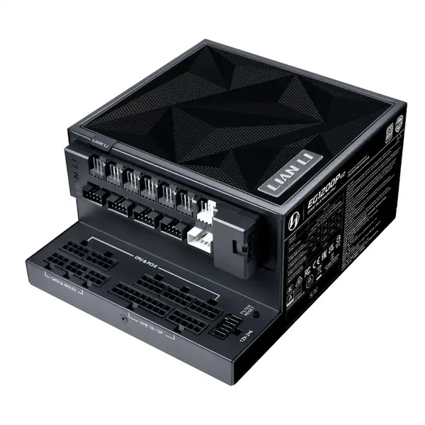 Lian Li Edge Platinum V2 1200W with Edge Hub V2 Fully Modular Power Supply - Black 