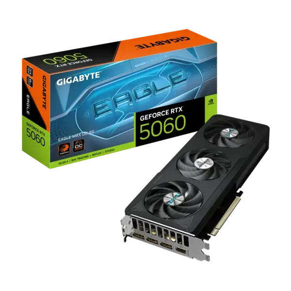 GIGABYTE NVIDIA GEFORCE RTX 5060 128Bit EAGLE MAX OC 8GB GDDR7