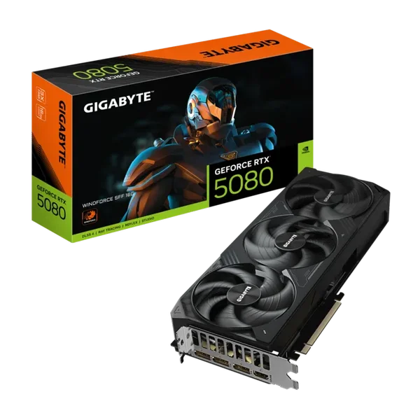 GIGABYTE GeForce RTX™ 5080 WINDFORCE SFF 256Bit 16GB GDDR7