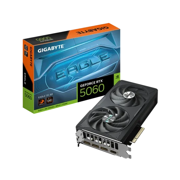 GIGABYTE GeForce RTX™ 5060 EAGLE OC 128Bit 8GB GDDR7