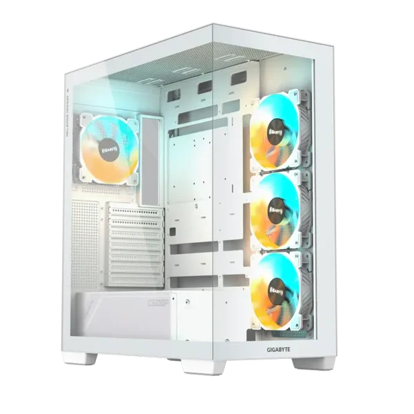 GIGABYTE GB-C500PI Panoramic Stealth Ice Mid-Tower Case