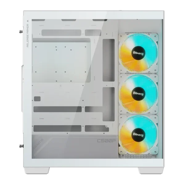 GIGABYTE GB-C500PI Panoramic Stealth Ice Mid-Tower Case