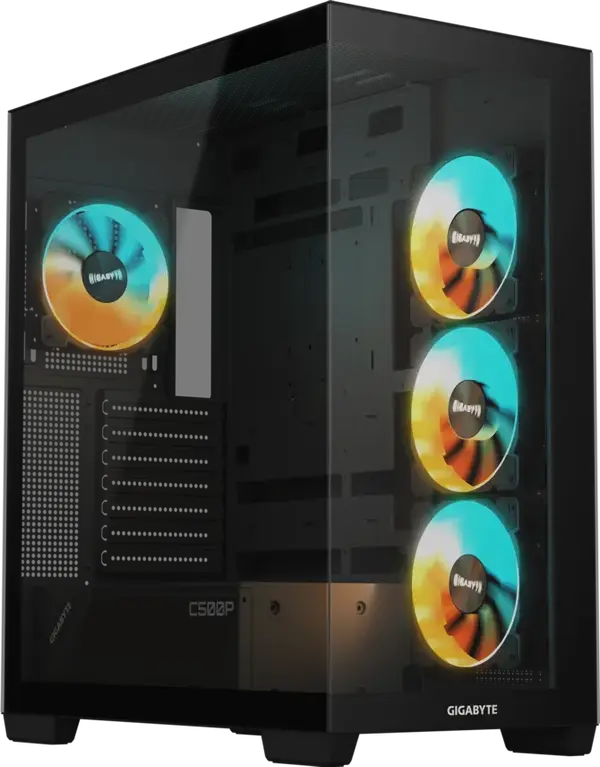 GIGABYTE C500P Panoramic Stealth Mid Tower Case