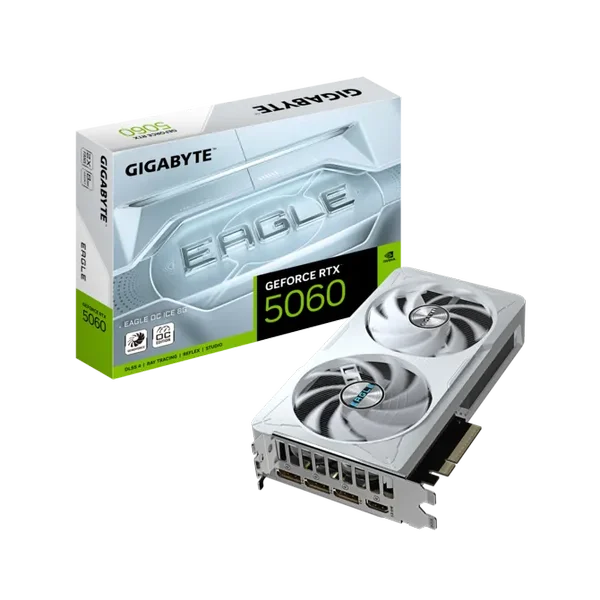 GIGABYTE GeForce RTX™ 5060 EAGLE OC ICE 128Bit 8GB GDDR7