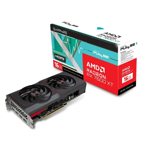 Sapphire Pulse AMD Radeon RX 7600 XT 16GB