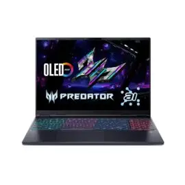 Acer Predator Helios Neo 16S PHN16S-71-76TK Intel Core Ultra 7 255HX 16GB DDR5 512GB SSD 16″ WQXGA OLED 240Hz NVIDIA RTX 5060 8GB Graphics Win11 Home Black (Official Warranty)