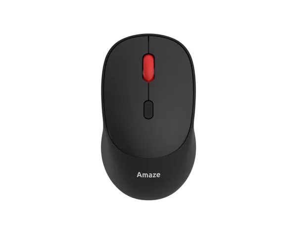 AMAZE A710 CLICKET DUAL CONNECTION 4D WIRELESS MOUSE - BLACK 