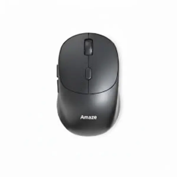 AMAZE A720 PROBUS RECHARGEABLE TRIPLE CONNECTION WIRELESS MOUSE - BLACK 