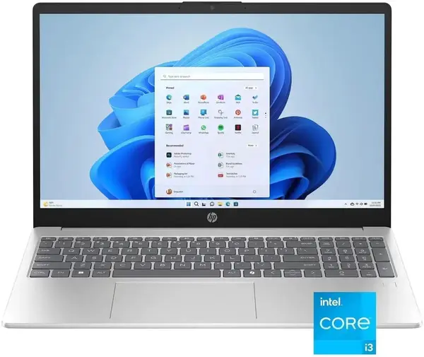 HP 15-FD0133WM Intel Core i3 N305 8GB 256GB 15.6" FHD Display Fingerprint Reader Win11 Natural Silver