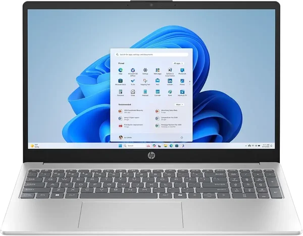 HP 15 - FD1039NX Intel Core Ultra 5 125H 16GB 512GB SSD 15.6" FHD IPS Display Intel Graphics Dos Natural Silver 