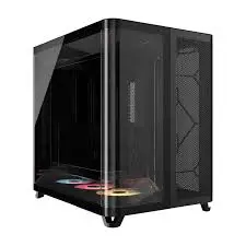 Corsair AIR 5400 RS-R ARGB Triple Chamber Mid-Tower PC Case - Black 