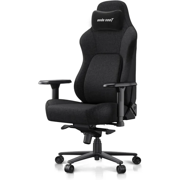 AndaSeat Phantom 4 Pro Premium Gaming Chair Black Fabric - AD18YSDC-72-B-F-B02