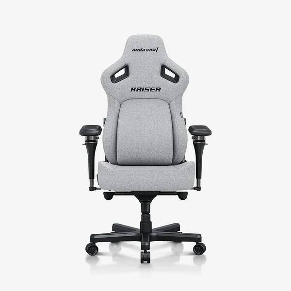 AndaSaet Kaiser 4 V2 L Gaming Chair Ash Gray Fabric - AD12YDDC-L-20-G-CF-03