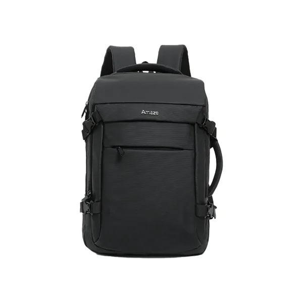 Amaze A950 Synthetic Fiber Laptop Bag - Black - Green - Grey 