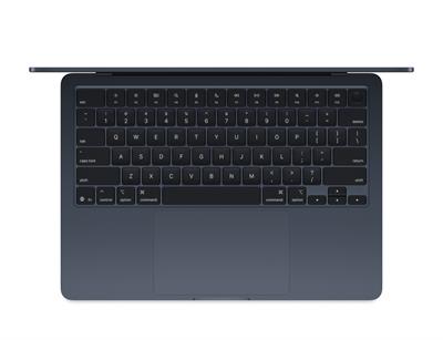 Apple MacBook Air MW123 M4 10-Core Chip 16GB 256GB SSD 13.6 Liquid Retina Display 8-Core GPU - Midnight