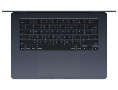 Apple MacBook Air MW1M3 M4 10-Core Chip 16GB 512GB SSD 15.3 Liquid Retina Display 10-Core GPU - Midnight