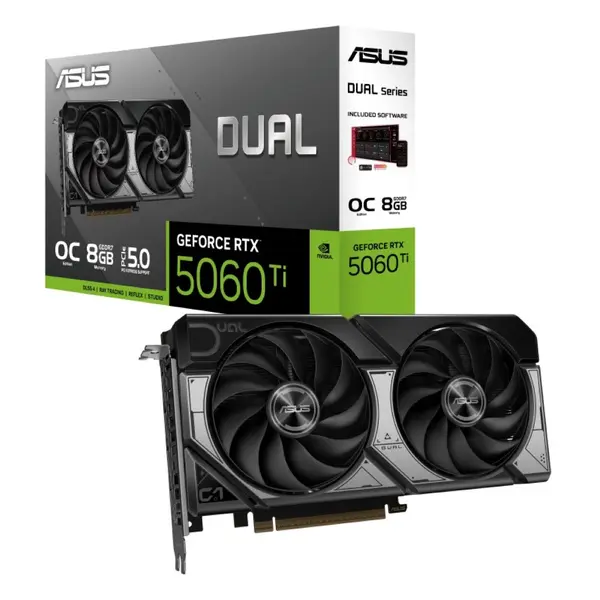 Asus Dual GeForce RTX 5060Ti 8GB GDDR7 OC Edition