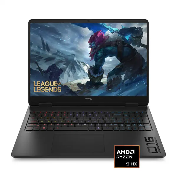 HyperX HP Omen 16-AP1023DX AMD Ryzen 9 8940HX 16GB 1TB SSD 16" 2.5K OLED 165Hz Display Nvidia RTX 5060 8GB Backlit KB Win11 Shadow Black 