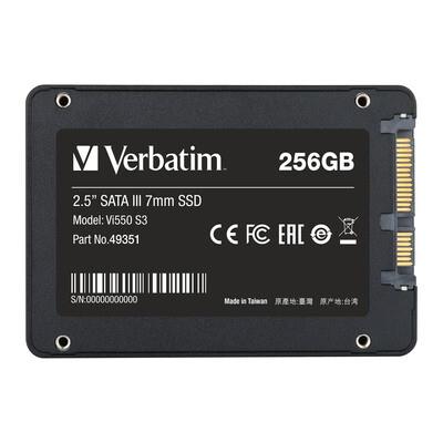 Verbatim 256GB Vi550 SATA III 2.5” Internal SSD