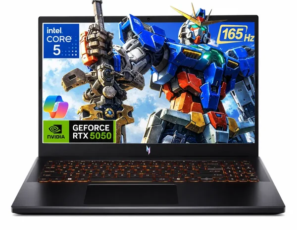 Acer Nitro ANV15-52-58ZA Intel Core 5 210H 16GB 512GB SSD 15.6" FHD IPS 165Hz Display Nvidia RTX 5050 8GB Backlit KB Win11 Obsidian Black (Official Warranty)