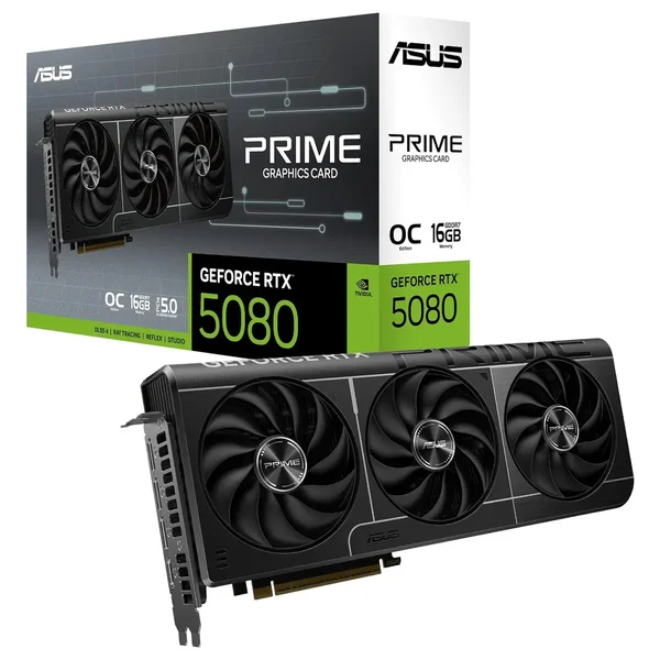 Asus Prime GeForce RTX™ 5080 OC Edition 16GB GDDR7