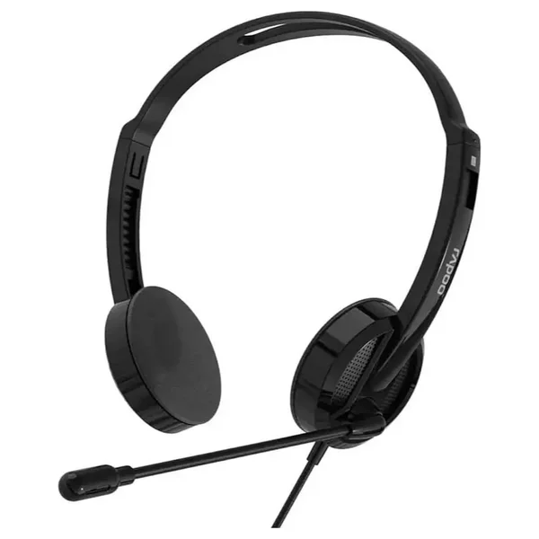 Rapoo H102 Wired Stereo Headset - Black 