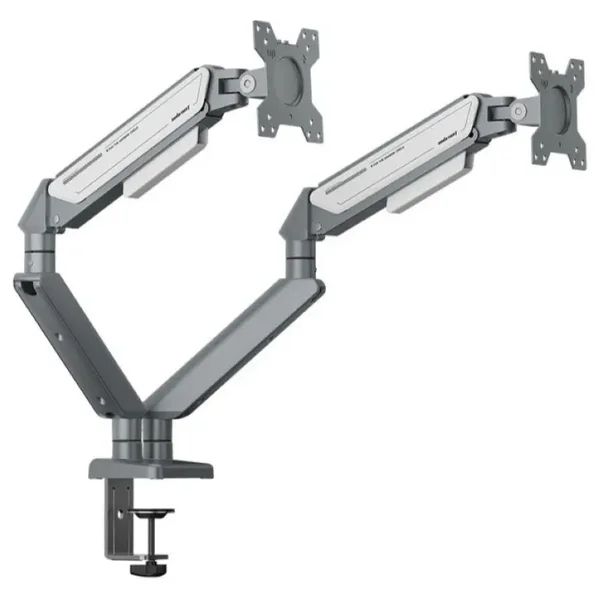 AndaSeat Stealth II Duo A6D-2S Monitor Arm Black/White - AD-W-A6D-2S-BW