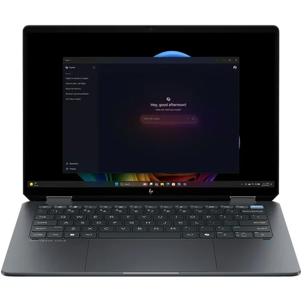 HP OmniBook Ultra Flip 14-FH0013DX Intel Core Ultra 7 256v 16GB 1TB SSD 14" 3K OLED Touchscreen x360 Display Fingerprint Reader Backlit KB Win11 Eclipse Gray