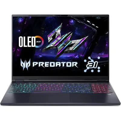 Acer Predator Helios Neo 16S AI PHN16S-71-99SA Intel Core Ultra 9 32GB D5 1TB SSD 16" OLED WQXGA 240Hz Display NVIDIA RTX 5070Ti 12GB Graphics RGB Backlit KB Win11 Home Black
