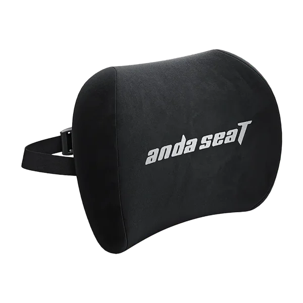 AndaSeat Memory Foam Head Pillow Black Fabric - AC-TZ-AD23L-B-F-J