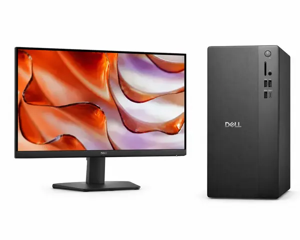Dell ECT1250 Tower Intel Core i3 8GB 512GB SSD With 24'' LED Monitor 
