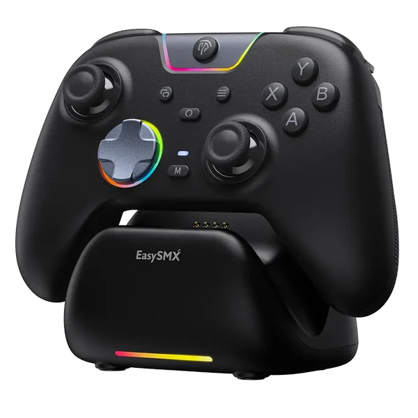 EasySMX X05 PRO With Dock Gaming Controller - Black - White 