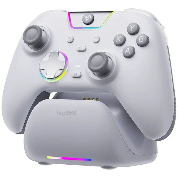 EasySMX X05 PRO With Dock Gaming Controller - Black - White 
