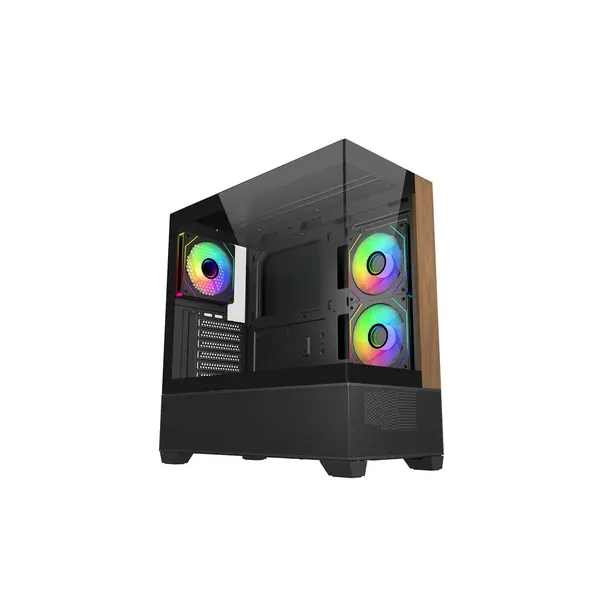 Cooler Master Elite 690 Wood - Black / White