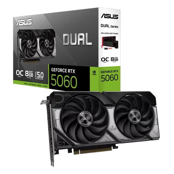 ASUS Dual GeForce RTX™ 5060 8GB GDDR7 128Bit OC Edition