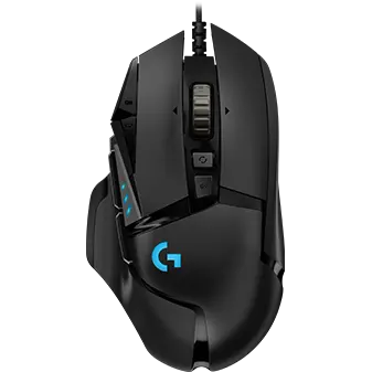 Logitech G502 HERO Wired Gaming Mouse – Black