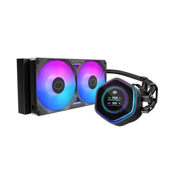 Cooler Master MasterLiquid 240 Atmos II LCD - Black