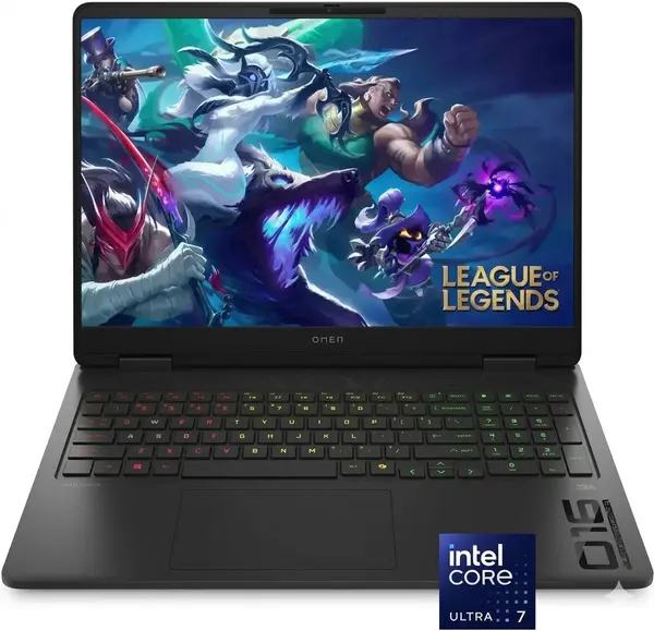 HP Omen 16 AM0362TX Intel Core Ultra 7 255H 16GB 1TB SSD 16'' 2K IPS 144Hz Display NVIDIA GeForce RTX 5050 8GB Backlit KB DOS Shadow Black